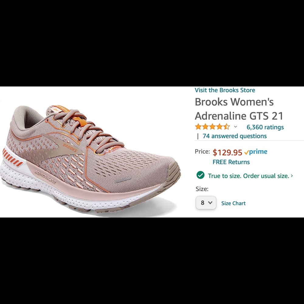 Womens brooks adrenaline GTS 21